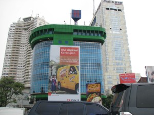 Interesting building in downtown Jakarta